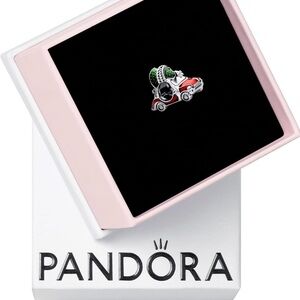 Pandora Festive Car & Christmas Tree Charm for Pandora Moments
